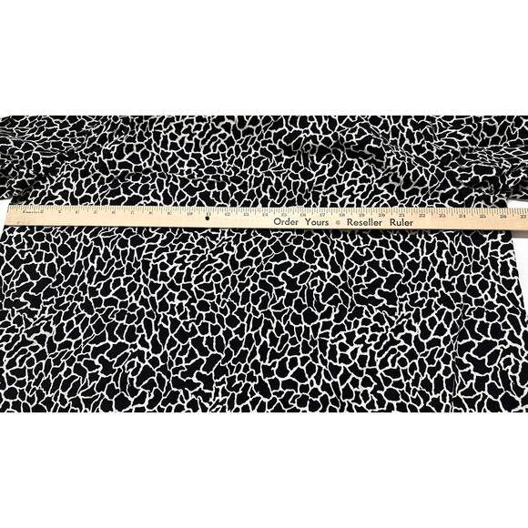 Quacker Factory Button Up Shirt Womens Plus 2X Black White Rhinestone Cotton - Picture 6 of 7